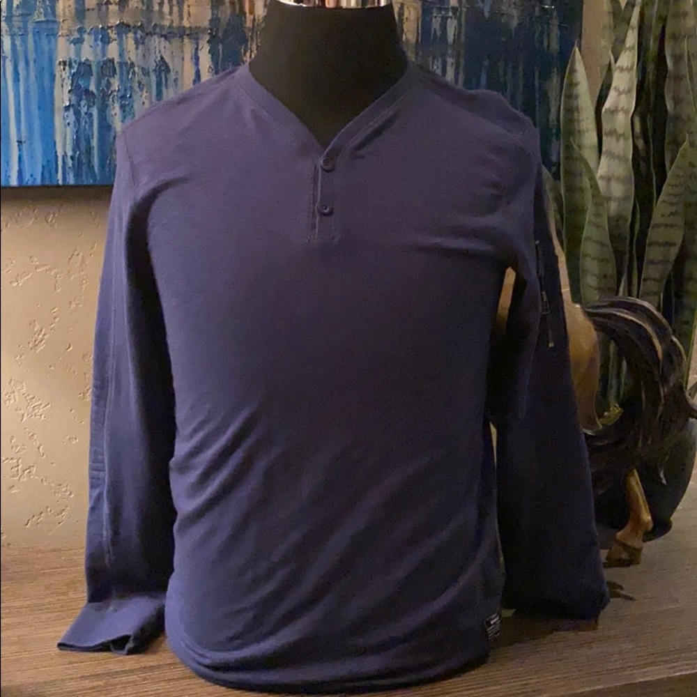 William Rast Men’s long-sleeved Cotten shirt